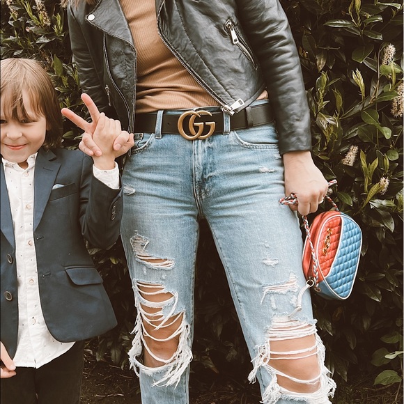 SOLD🚫Gucci trapuntata camera crossbody shoulder blue red quilted bag - Picture 2 of 15